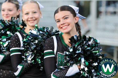 WHS cheer team smiling